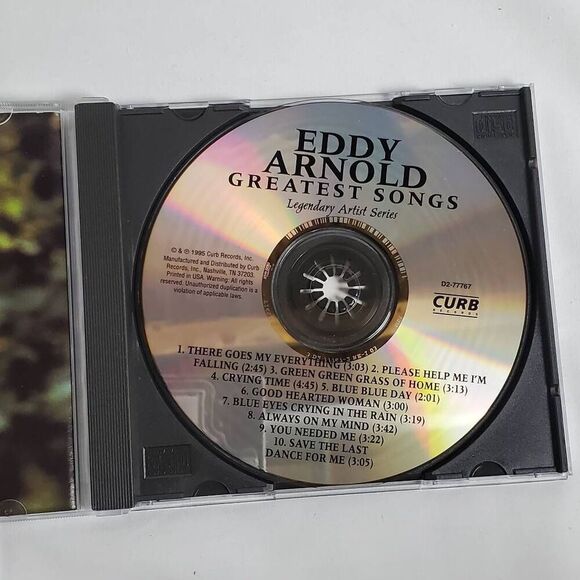 Eddy Arnold – Greatest Songs (Legendary Artist Series) CD - Picture 2 of 3